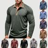 Men's Long Sleeve Collared Shirt for Casual Everyday Wear