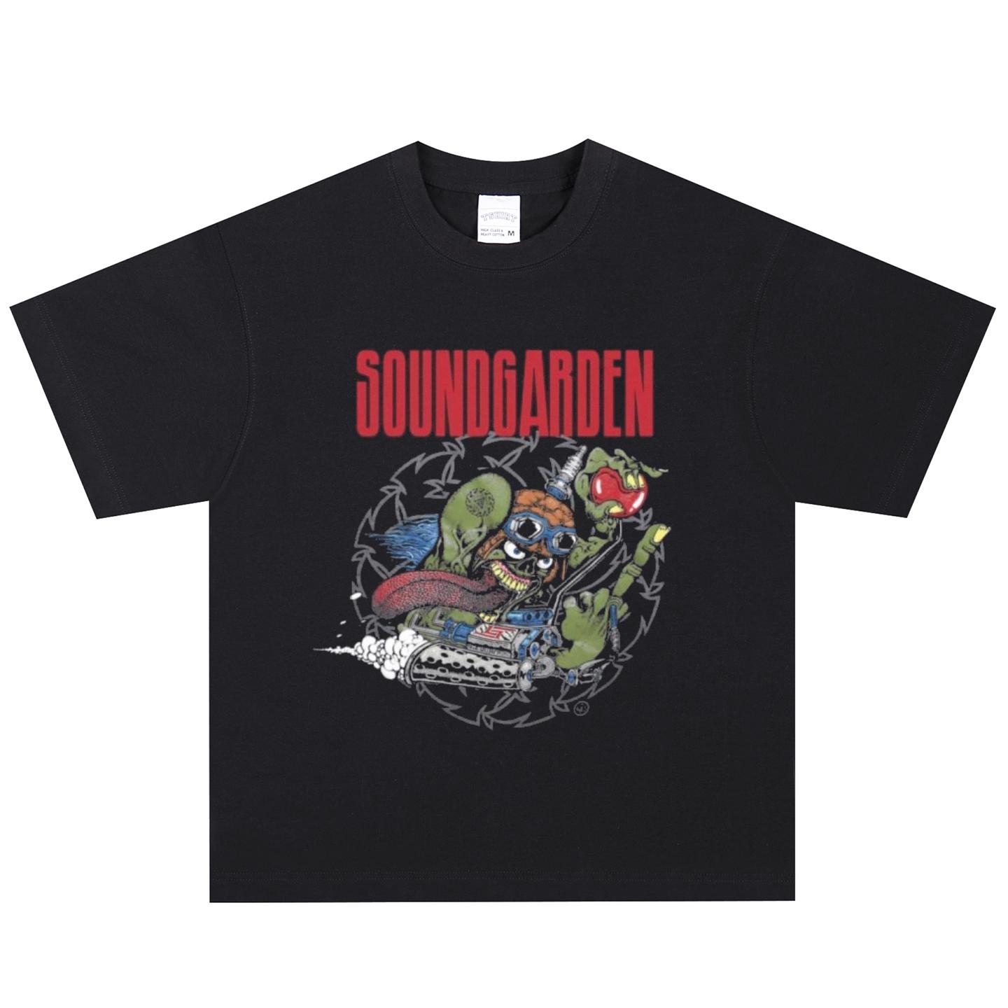 Soundgarden T-Shirt, Soft Fabric Casual Daily Wear S