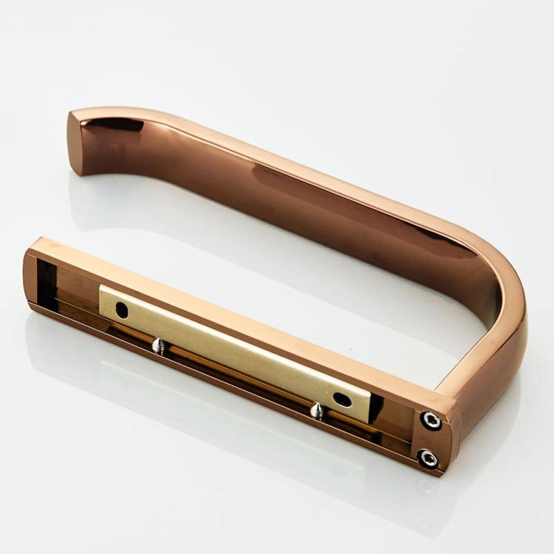 Rose Gold Paper Towel Holder Bathroom Accessories Wall Mounting Type Toilet Paper Holder