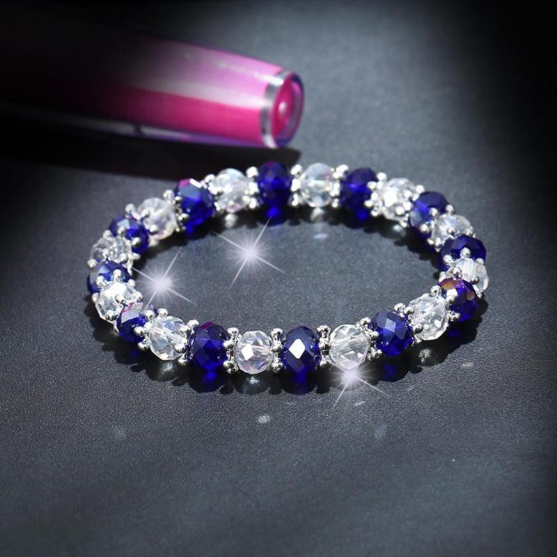 Elegant Beaded Bracelet with Sparkling Elements for Women - Perfect for Birthdays and Anniversaries