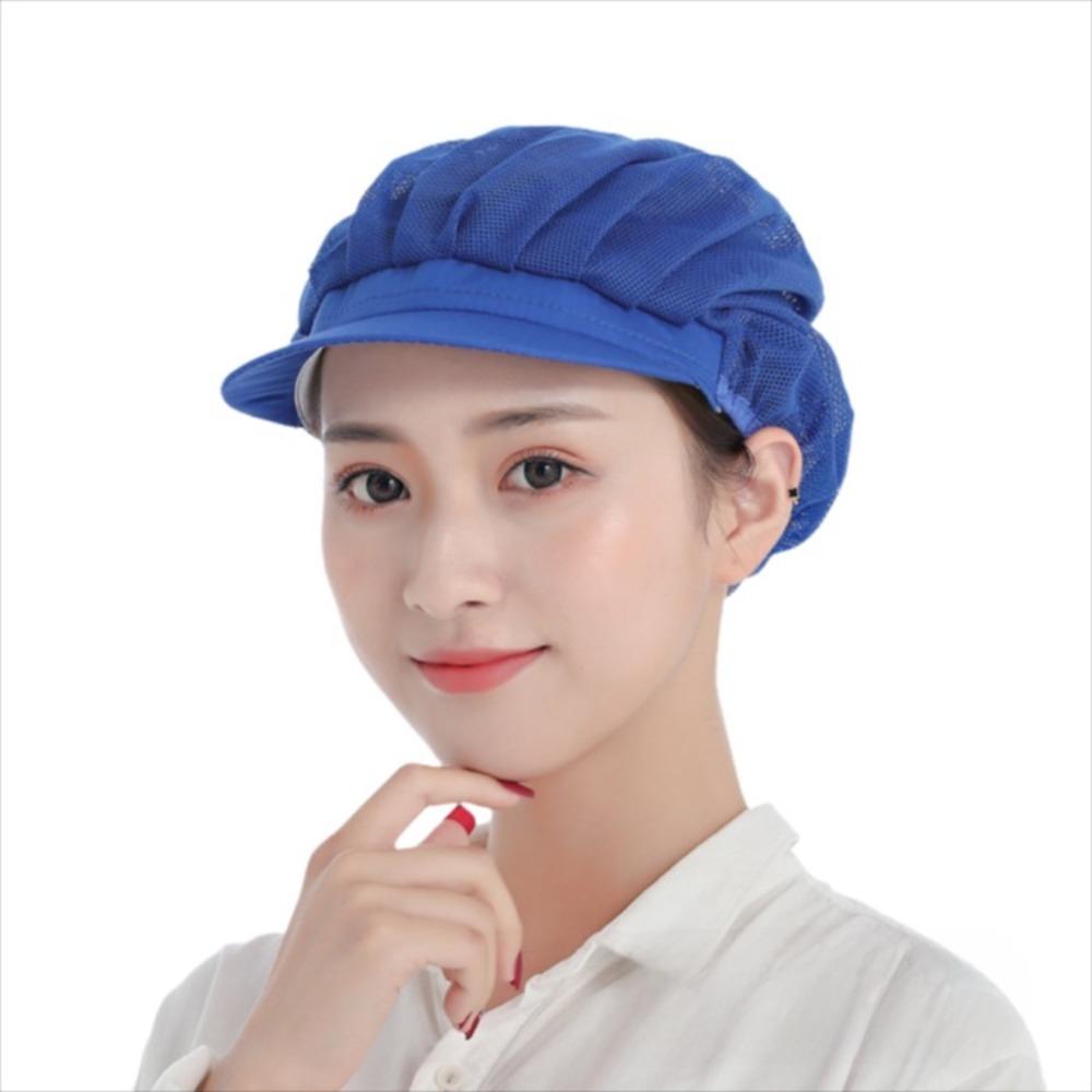 Hygienic Design Chef Hat Smoke-Proof Dustproof Feature Cooking Cap Hairfall Prevention Oil-Resistant Dust-Proof Net Cap