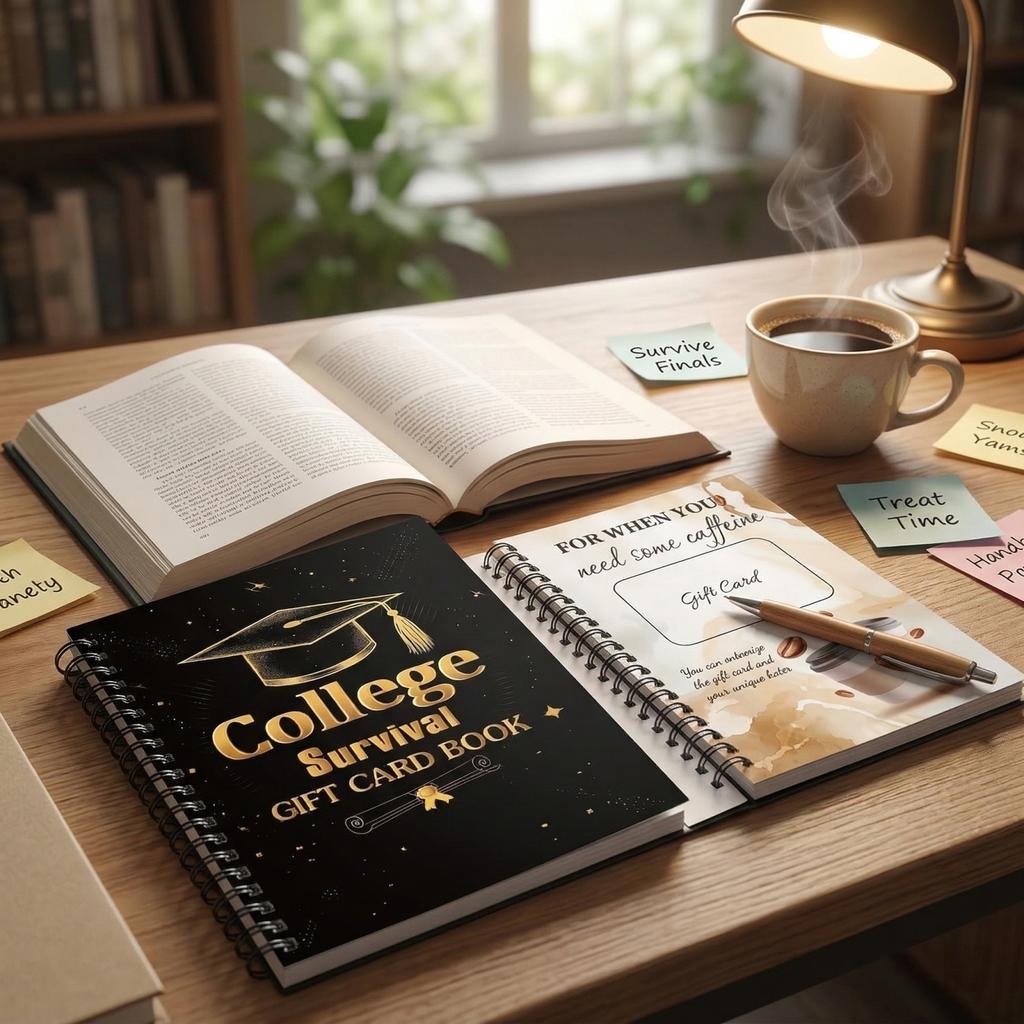 College  Gift Card Book, Graduation Gift Card Book, 2026 College  Booklet Organizer Leaving Home High  School Birthday Care Package Ca