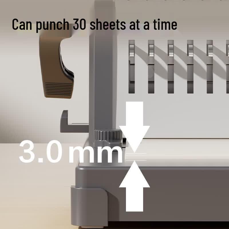 Deli Electric 21-Hole Comb Binding Machine CN Plug (adapter Included)