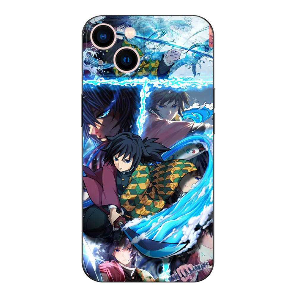 Black Tpu Case For OPPO A16 A16S A55 A94 F17 F19 Pro Reno 4 5 Lite 6 4G 5G Tomioka Giyuu