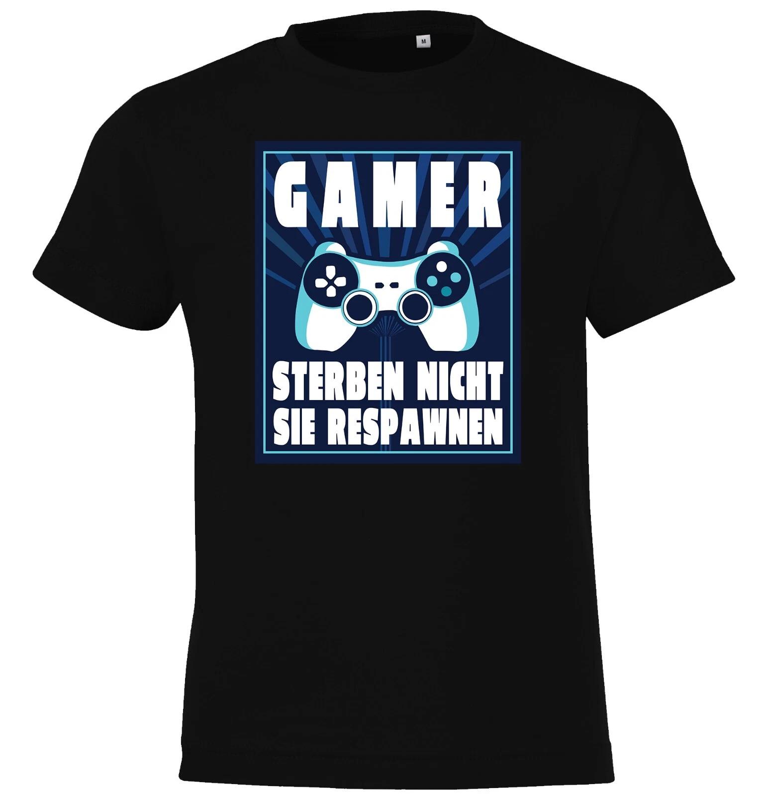 Youth Designz Gamers Don t Die They Respawn Kids kids boys T-Shirt Print Logo 140