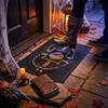 Quirky Halloween Trap Illusion Doormat Novelty Spooky Trap Print Rug  Halloween Party