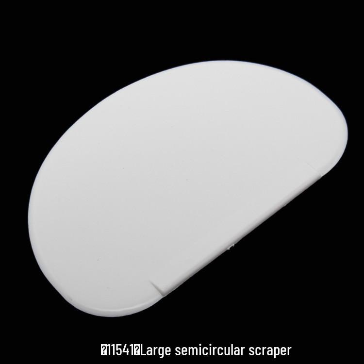 Love Full House Semi-Circular Plastic Spatula & Cream Scraper - Small & Large B-Shape Options