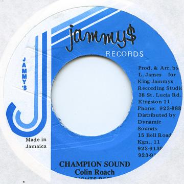 

7inch Record COLLIN ROACH - Champion Sound Jammys 1987 Jamaica Reggae, Ska & Dub