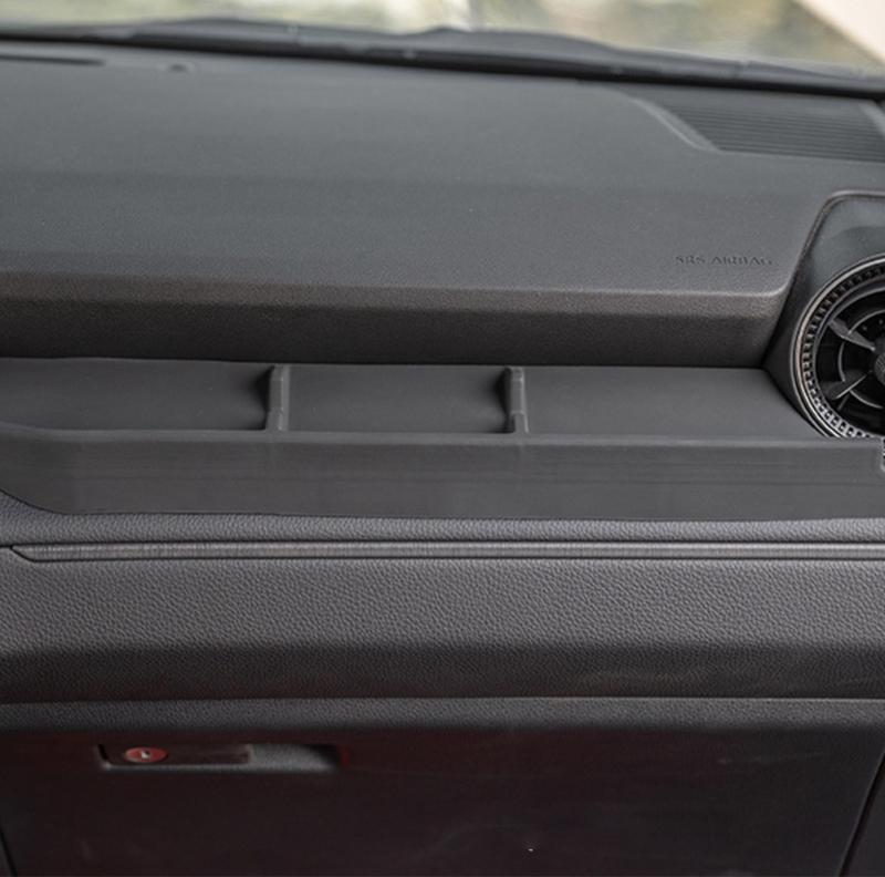 Vehicle Silicone dashboard Tray Organizers Soft Dashboard Storage Solution Noise Reduction Accessory Upgrades for Prado LC250