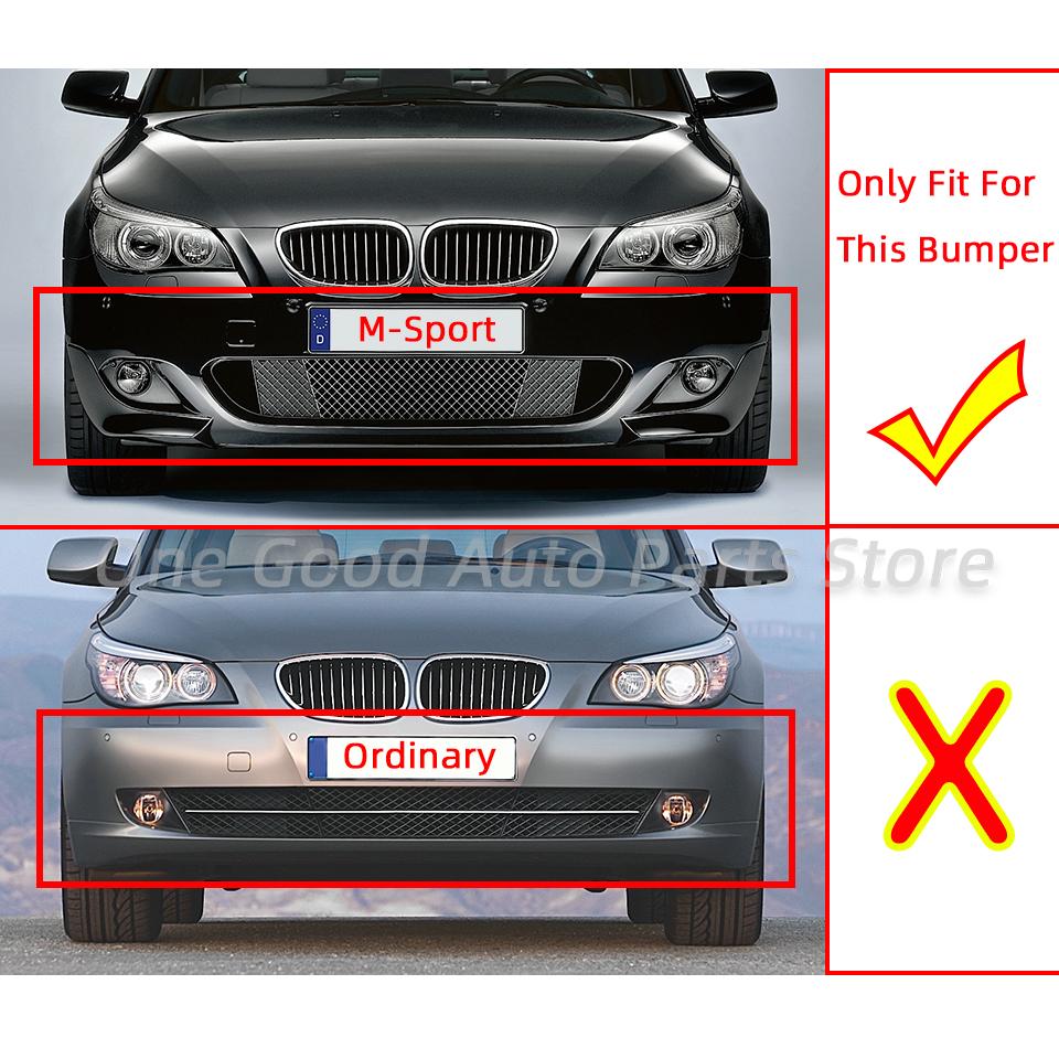 For BMW 5 Series E60 E61 LCI M-Bumper 2003 2004 2005-2010 #51117897211 51117897212 Headlamp Washer Nozzle Cover Car Accessories