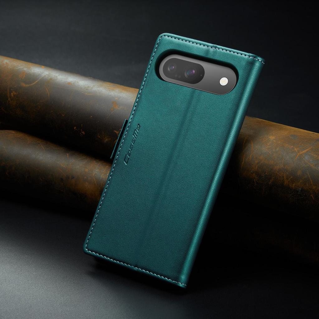 CaseMe-023 For Google Pixel 8 9 Pro/ Pixel 10/11 Pro XL 10A Luxury Magnetic Flip PU Leather Case Wallet Card Slots Cover Stand Protectives Skins Shell