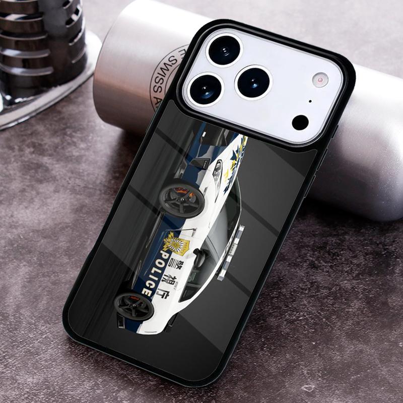 

Чехол для телефона с изображением японской полицейской машины для iPhone 17 16 15 Pro Max Air 14 13 12 11 Plus Ударопрочный чехол iPhone Air