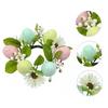 DIY Easter Eggs Cane Plastic Spring Easter Wreath Spring Floral Garland  Party Decor