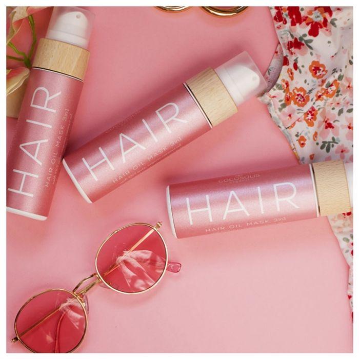 Masque de protection capillaire - COCOSOLIS - 3 en 1 - 110 ml - Huile de coco - Cheveux abîmés