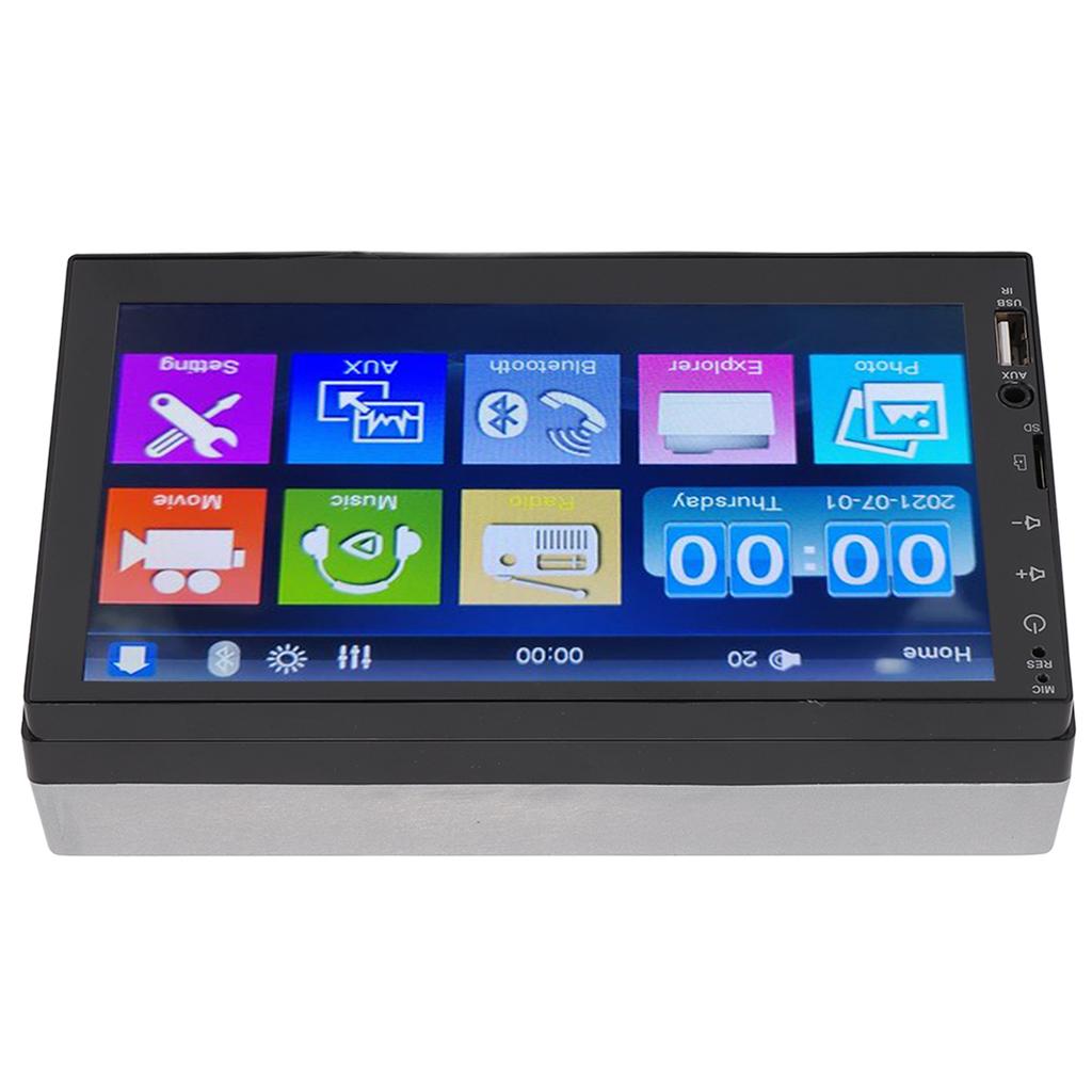 7in Universal Car Stereo Audio Receiver Touch Screen MP5 Player GPS Navigation with Backup Camera Hands Free Calling