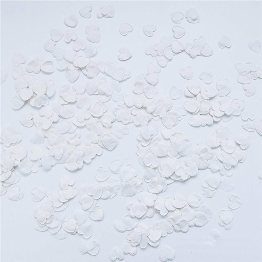 Paper Confetti Biodegradable Tissue Paper White 0.98 Inch 1.5cm
