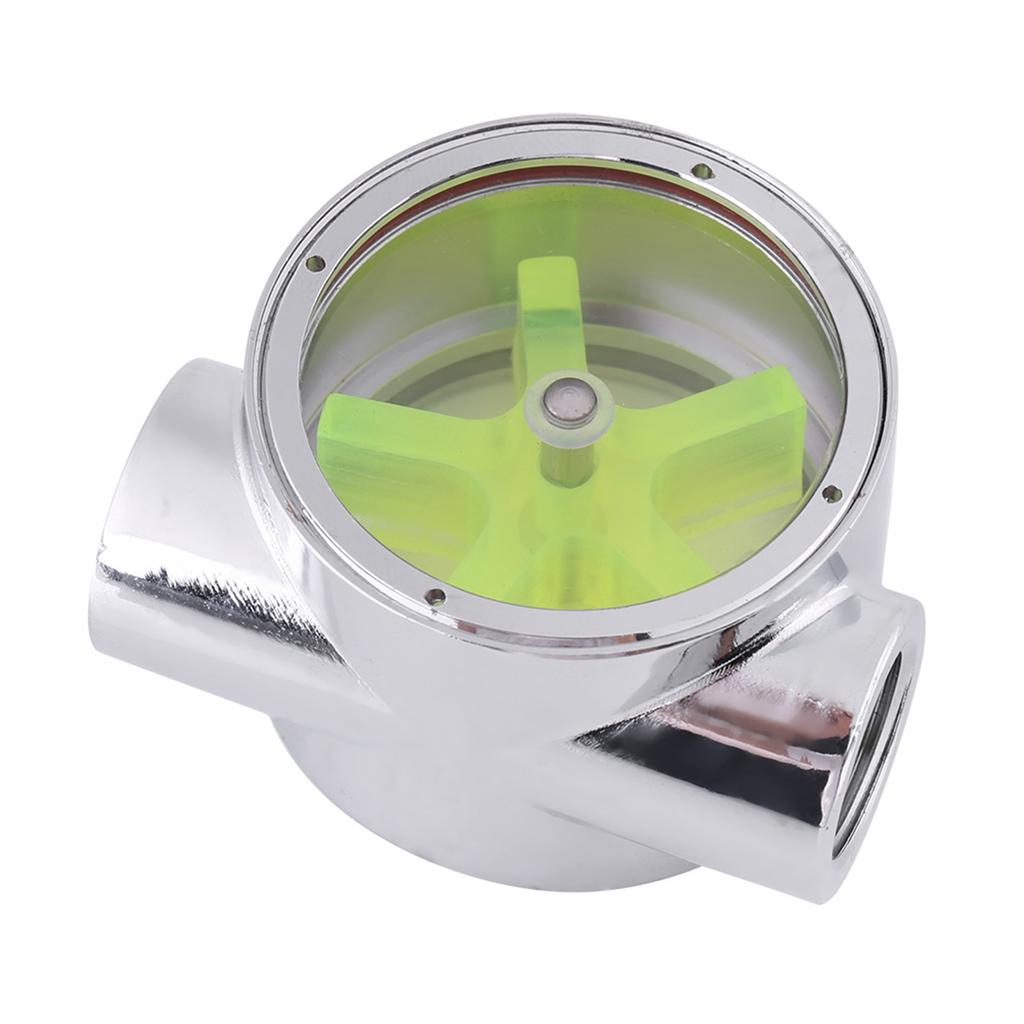 Tungsten Alloy G1/4\" Standard Female To Female Thread Computer Water Cooling Flow Indicator