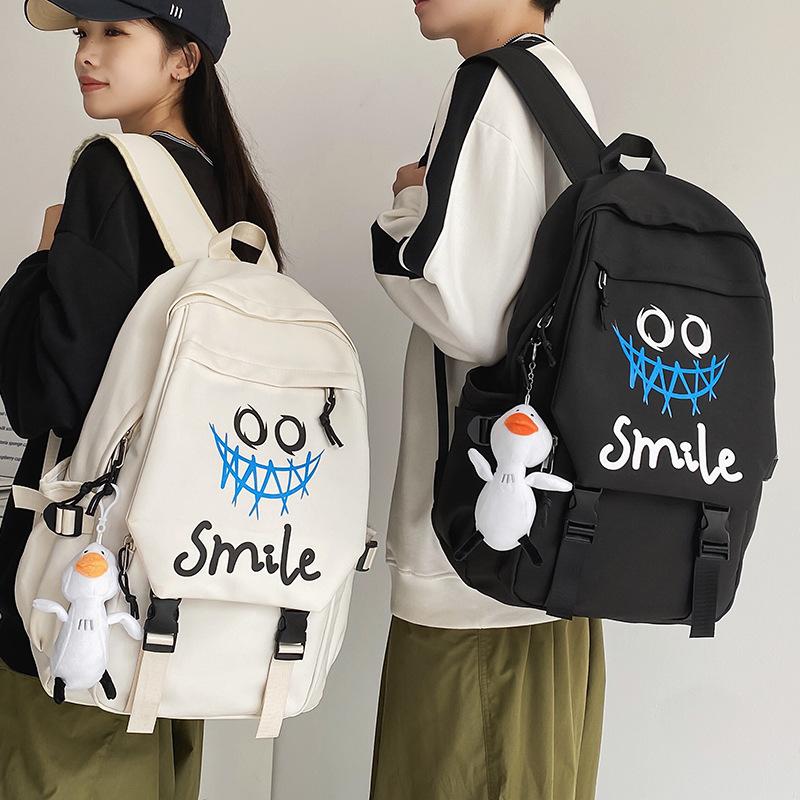 Fashion Letter Backpack Elementary School Students Junior High School Students High Quality Female Students