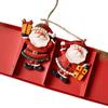 Miniature Resin Santa/Snowman Figures for Dollhouse Decorations Waterproof Holiday Ornaments with Realistic Color