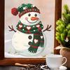 Christmas Dress Up Snowman Bedroom Porch Bathroom Home Decoration Wall Sticker Sticker Wholesale Static No Glue