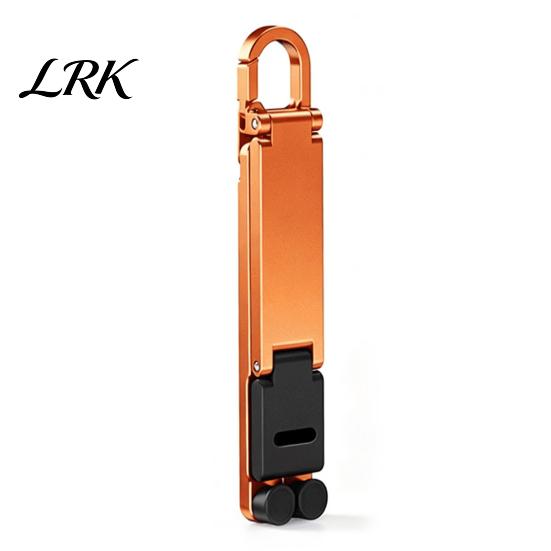 Easy Carry Phone Holder Mini Foldable Stand Keychain, Portable Cell for Hands Free Desk, Pocket Home Office Travel