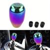 Universal Manual Car Modification Gear Head Gear Rod Aluminum Alloy Head Car Gear Head, Manual, Partially Threaded Automatic