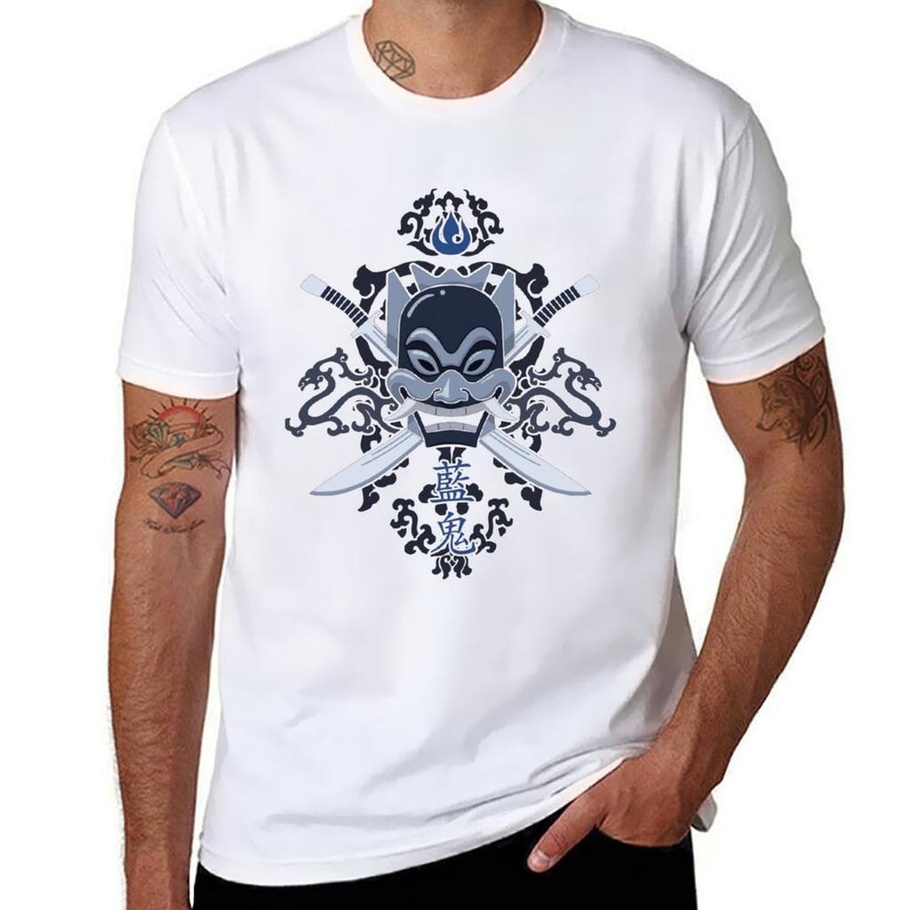 Blue Spirit Tshirt Soft Casual Short Sleeve Cotton Tee