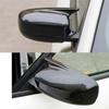 For Dodge Charger 2011 2012 2013- ABS Car Rearview Side Mirror Cover Wing Cap Exterior Door Housing Trim Adhesive Sticker