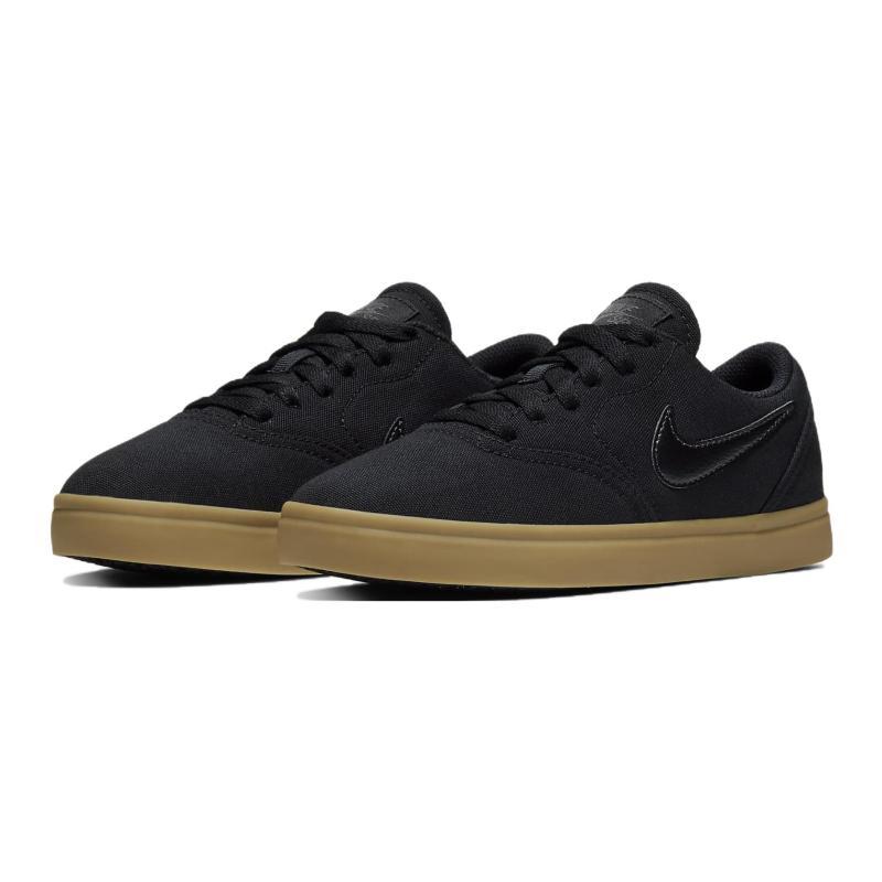 Nike Check Canvas SB GS 'Black Gum' Sneakers 905373-006