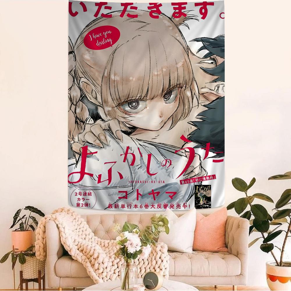 

CALL OF THE NIGHT Anime DIY Wall Tapestry for Living Room Home Dorm Decor Wall Art Decor 74x94cm(29x37in)