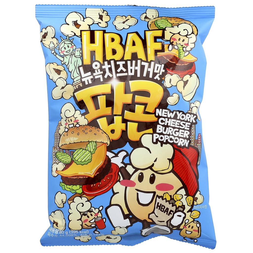 HBAF, New York Cheeseburger Popcorn, 80g
