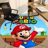 1pz Tappeto Rotondo Avventura di Mario per Ufficio, Arredamento Casa Camera da Letto Soggiorno, Decorazione Stanza, Offic a1016190