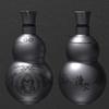 500ml Gourd Water Bottle Leakproof Thermal Insulation Cup Double-Layer Insulated Cup for Cold Hot Beverages