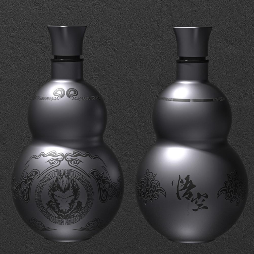 500ml Gourd Water Bottle Leakproof Thermal Insulation Cup Double-Layer Insulated Cup for Cold Hot Beverages