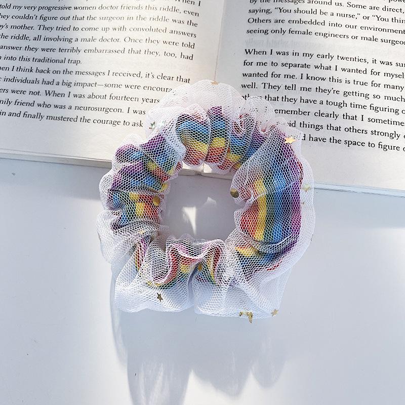 Korean JK College Style Hair Accessories Set: Cute Hair Ring, Headband, Rubber Band, and Large Intestine Hair Rope