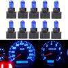 10pcs Blue T5 SMD Car LED Dashboard Trument Interior Lights Bulb Accessories