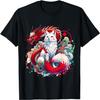 Japanese Nine-tailed Fox Kitsune Dragon T-Shirt