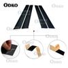 4Pcs/Set Carbon Fiber Black Pillar Post Cover For Peugeot 307 Hatchback/Sedan 2004-2013 Door Trim Window Molding Car Stickers
