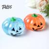 Pumpkin Shape Squeeze Toy Halloween Stress Relief Toy, Spooky Head Hand Exercise Ball Clear Glitter Sugar Ball, Party Favors