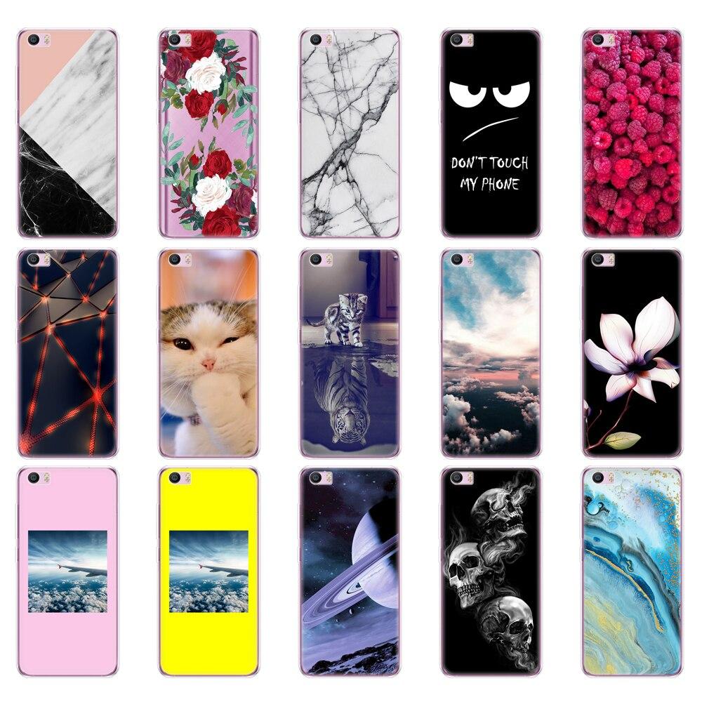 Soft TPU Painting Cases For Xiaomi Mi5 Mi 5 M5 Transparent Phone Cases Cover For Xiaomi mi5 mi 5 m5 Silicone cartoon bags