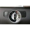 For Benz GLE GLS 16-2019 Steel Carbon Fiber Headlight Control Button Cover Trim