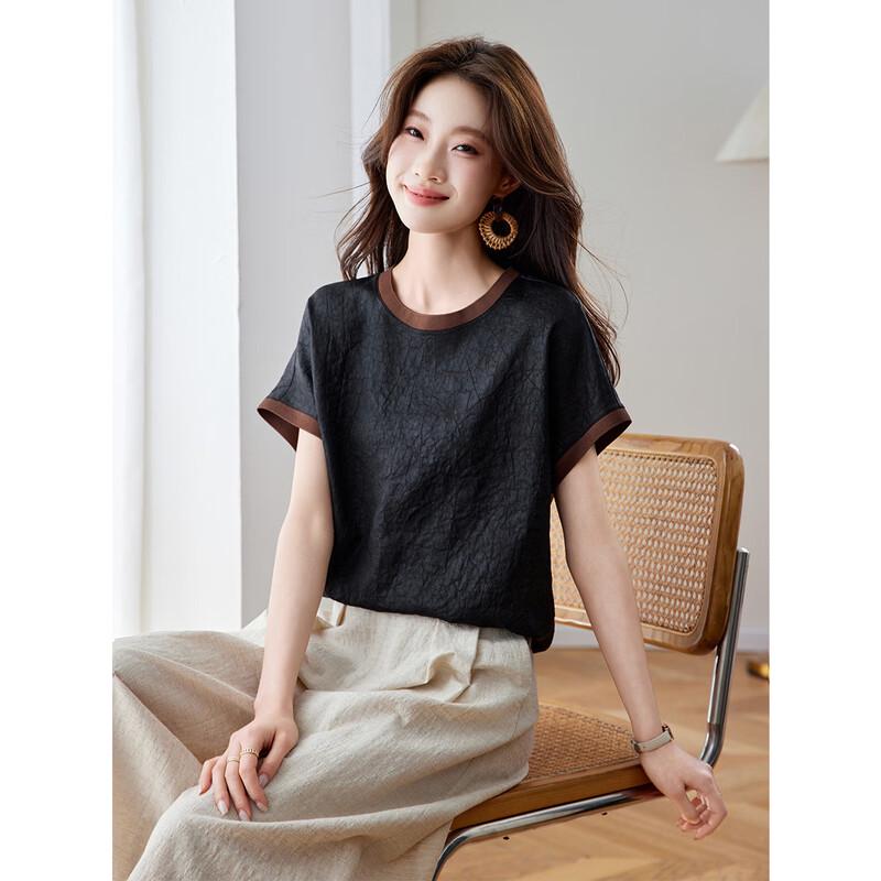Srcr Women s Luxury Mulberry Silk T-Shirt XL
