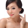 Korean Fashion Temperament Earrings New Three-Line Exaggerated Fringed Earrings Women'S Love Jewelry Gift Premium