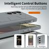 For Samsung Galaxy S24+ Case Customizable Smart Key Control Wristband Kickstand PC + Silicone Phone Cover