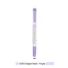 Zhi 618 Student Dual-Tip Fluorescent Pen - Gray, Soft Light & Dark Retro Colors for Highlighting & Marking