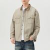 Japanese Pure Cotton Shirt Jacket Men's Loose Casual American Spring New Style Shirt