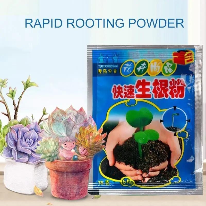 5 Pezzi Polvere per Radicazione Rapida Agente Radicante Rapido per Piante Ormone Crescita Radici Germinazione Semi Piantine Per la Maggior Parte delle Piante Forniture da Giardino