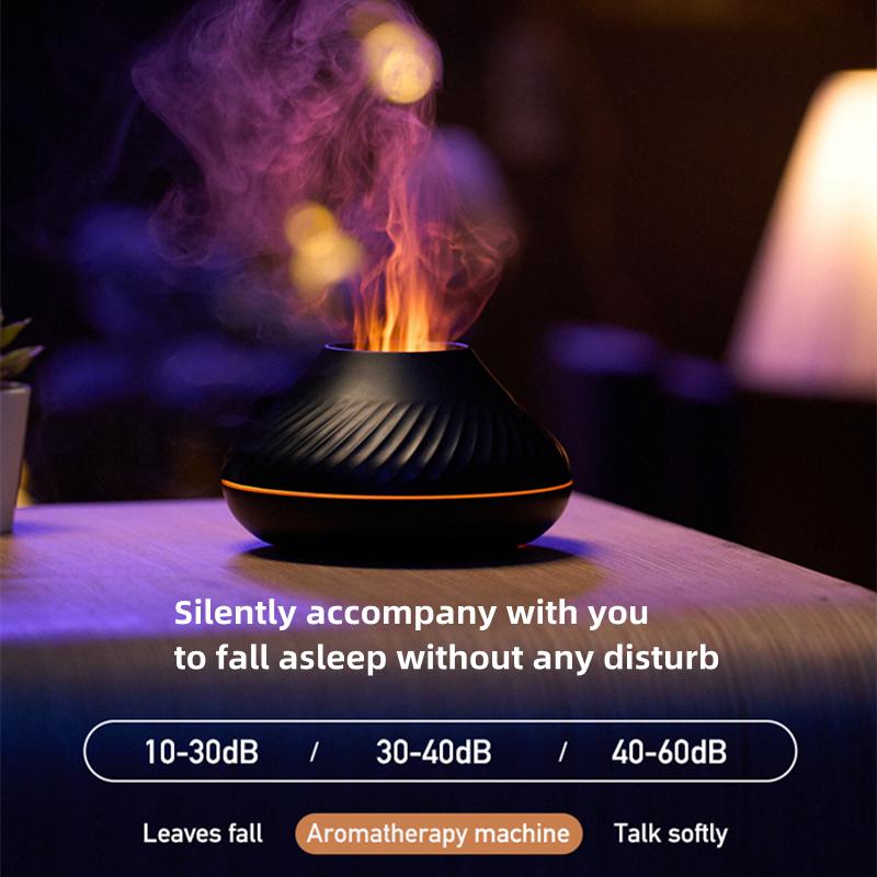 3D Bunte Flamme Luftbefeuchter USB Auto Aromatherapie Luftbefeuchter Diffusoren Tragbare Diffusor Ätherische Öle für Home Raum Duft