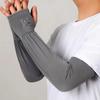 Men Long Half Finger Gloves Arm Sleeves Sun UV Protection Ice Cool Arm Cover For Cycling Fishing Climbing Sport