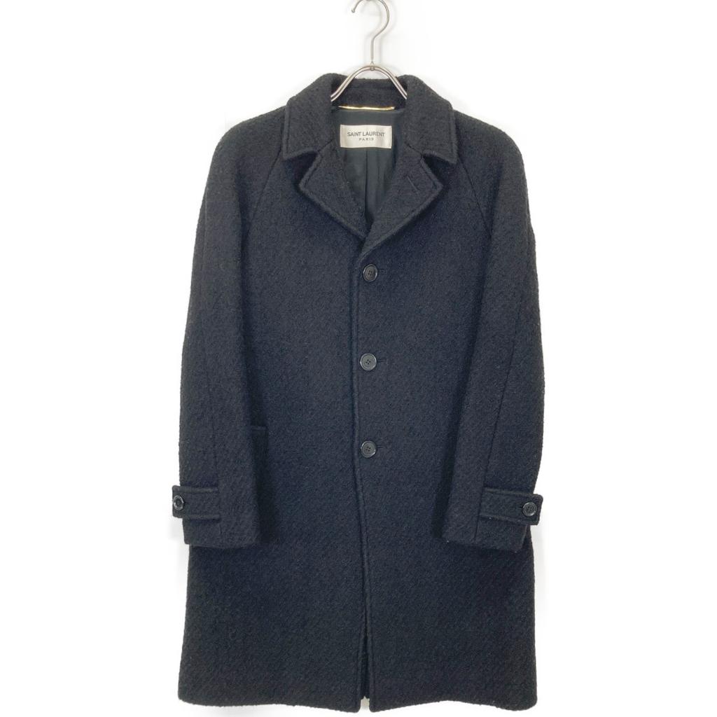 SAINT LAURENT PARIS [Domestic regular] 364425 Wool Chester coat 34 blackUsed